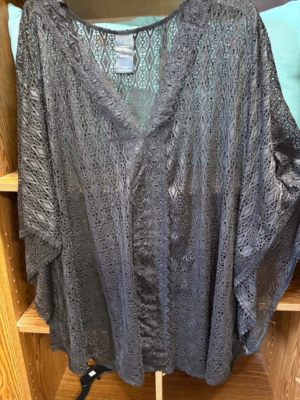 Catalina Black Lace Swimsuit Coverup